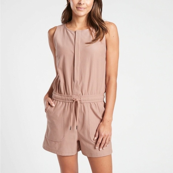 Athleta Farallon Romper in Mocha Latte - Picture 1 of 11